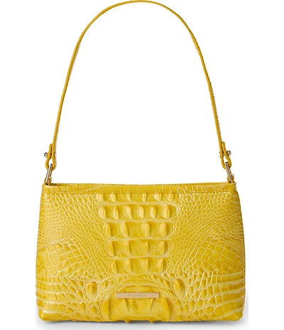 BRAHMIN Vivid Yellow Melbourne Collection Lorelei Shoulder Bag