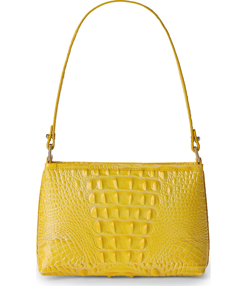BRAHMIN Vivid Yellow Melbourne Collection Lorelei Shoulder Bag