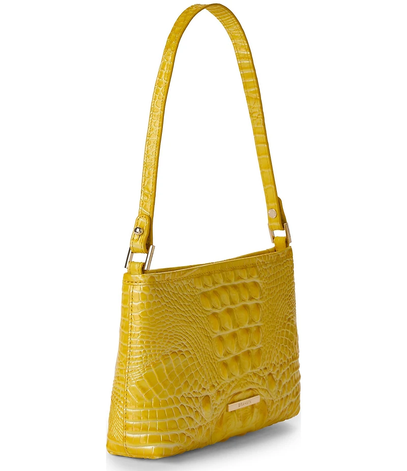 BRAHMIN Vivid Yellow Melbourne Collection Lorelei Shoulder Bag