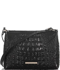 BRAHMIN Melbourne Collection Lorelei Crocodile-Embossed Shoulder Bag