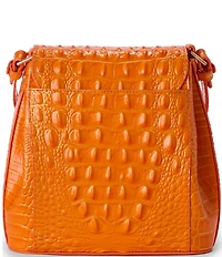 BRAHMIN Melbourne Collection Mango Orange Margo Crossbody Bag