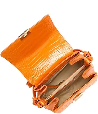 BRAHMIN Melbourne Collection Mango Orange Margo Crossbody Bag