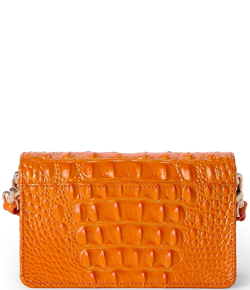 BRAHMIN Melbourne Collection Mango Orange Minuette Crossbody Bag