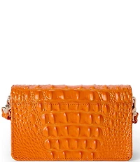 BRAHMIN Melbourne Collection Mango Orange Minuette Crossbody Bag
