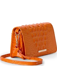 BRAHMIN Melbourne Collection Mango Orange Minuette Crossbody Bag