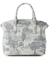 BRAHMIN Melbourne Collection Mindful Garden Duxbury Satchel Bag