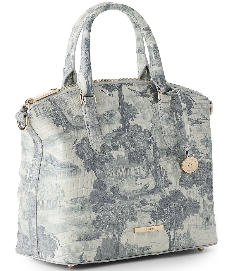 BRAHMIN Melbourne Collection Mindful Garden Duxbury Satchel Bag