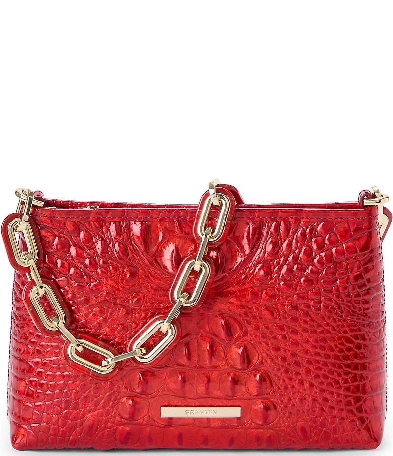 BRAHMIN Melbourne Collection Mod Lorelei Red Opal Shoulder Bag