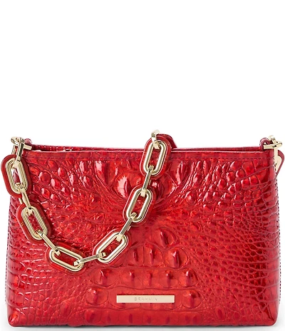 BRAHMIN Melbourne Collection Mod Lorelei Red Opal Shoulder Bag