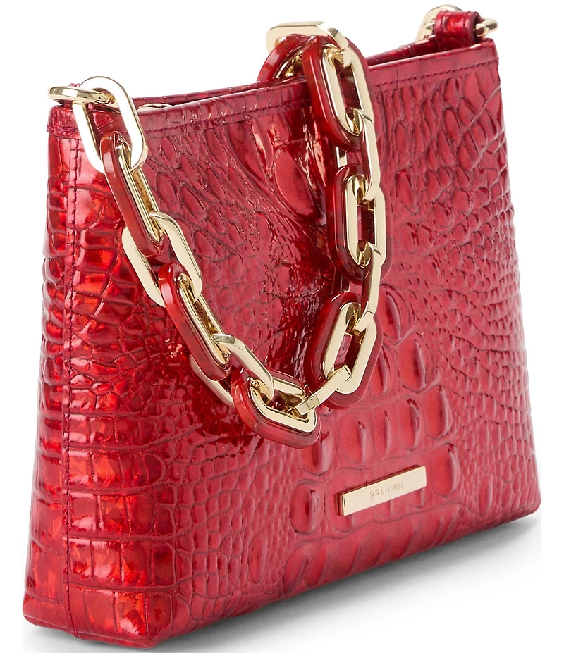 BRAHMIN Melbourne Collection Mod Lorelei Red Opal Shoulder Bag