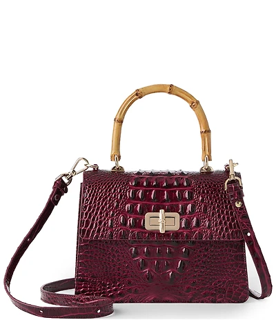 BRAHMIN Melbourne Collection Mod Small Hallie Satchel Bag