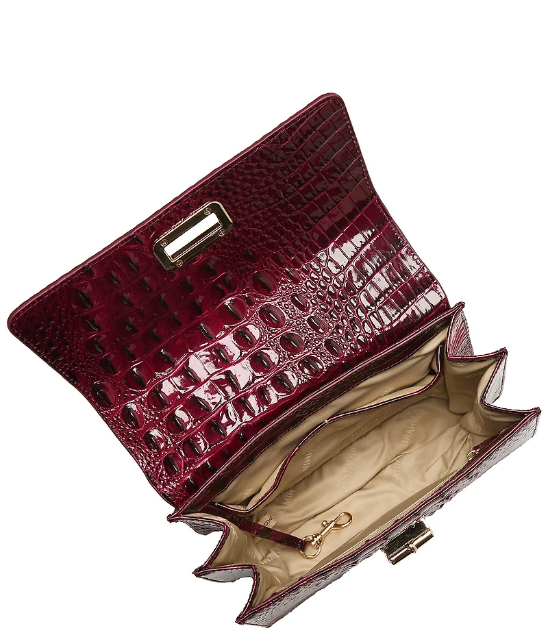 BRAHMIN Melbourne Collection Mod Small Hallie Satchel Bag