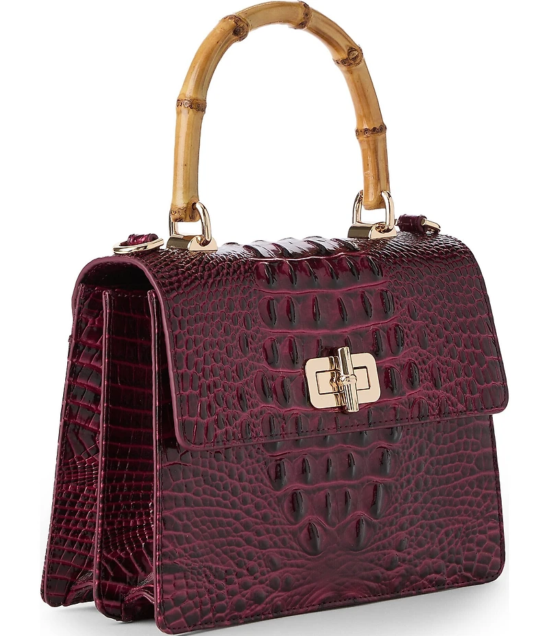 BRAHMIN Melbourne Collection Mod Small Hallie Satchel Bag