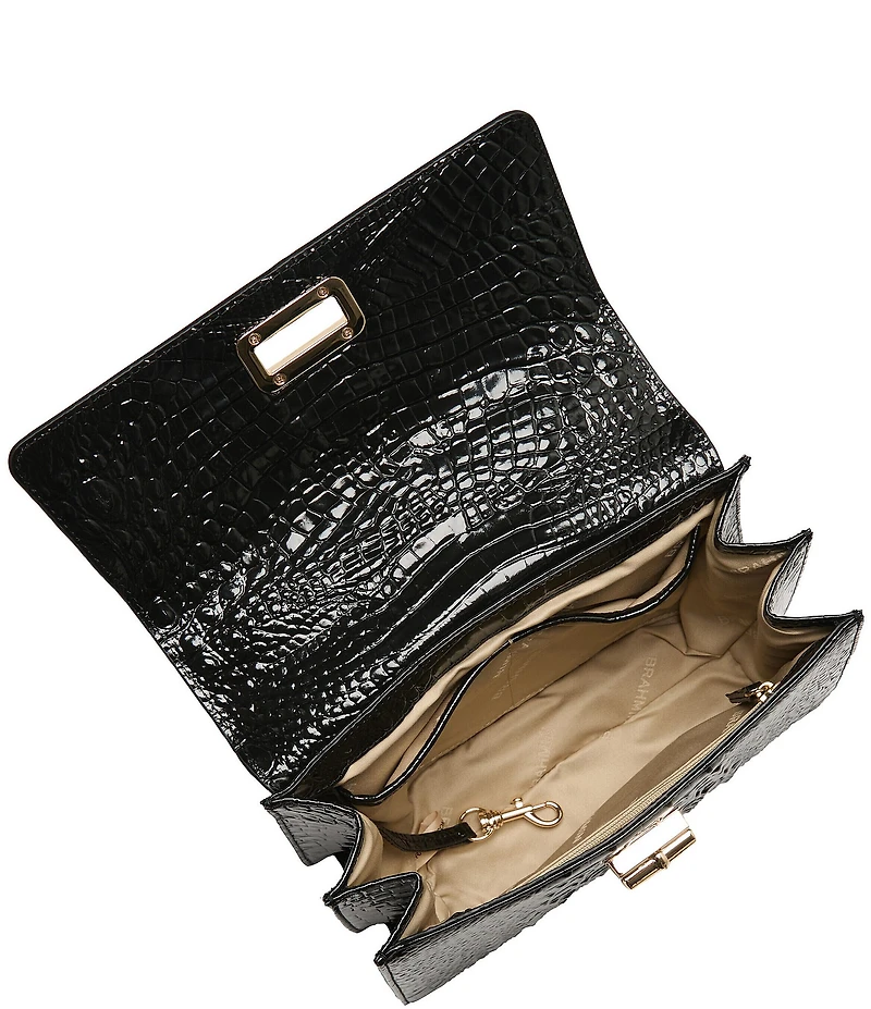 BRAHMIN Melbourne Collection Mod Small Hallie Satchel Bag
