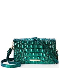 BRAHMIN Melbourne Collection Mystic Grey Minuette Crossbody Bag