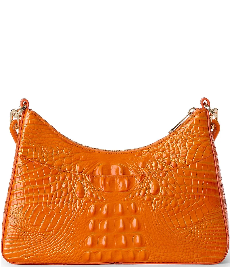 BRAHMIN Melbourne Collection Orange Mango Mod Esme Chain Strap Shoulder Bag