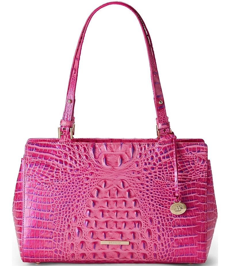 BRAHMIN Melbourne Collection Phlox Pink Josette Tote Bag