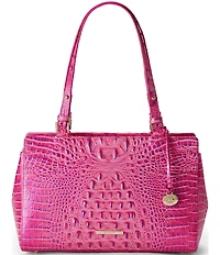 BRAHMIN Melbourne Collection Phlox Pink Josette Tote Bag