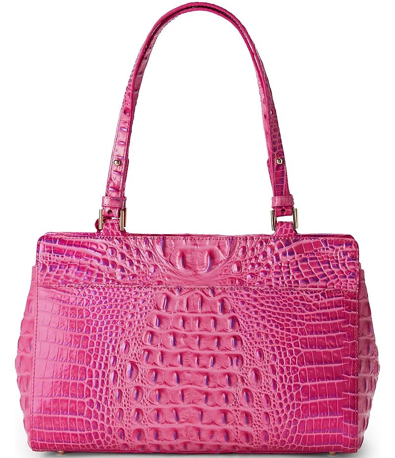 BRAHMIN Melbourne Collection Phlox Pink Josette Tote Bag