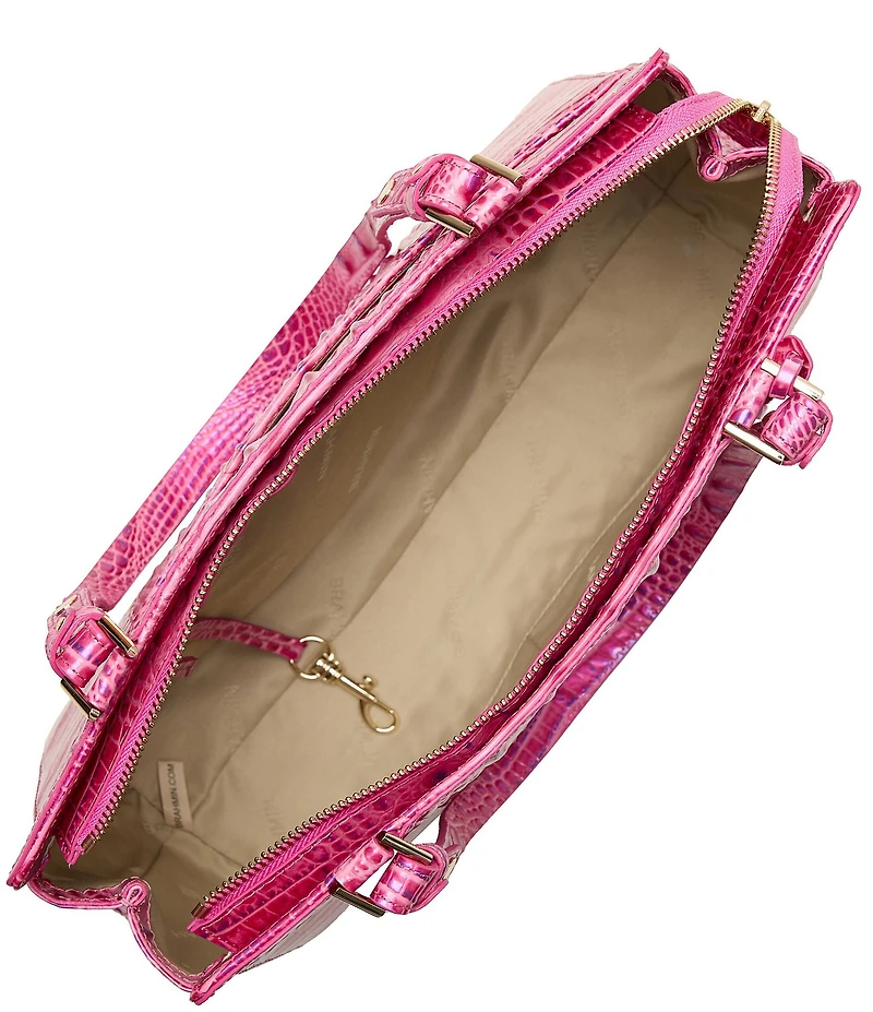 BRAHMIN Melbourne Collection Phlox Pink Josette Tote Bag