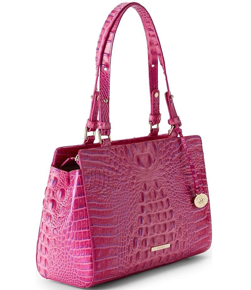 BRAHMIN Melbourne Collection Phlox Pink Josette Tote Bag