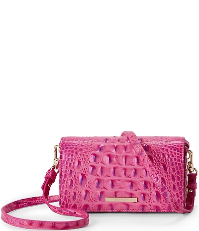 BRAHMIN Melbourne Collection Phlox Pink Minuette Crossbody Bag
