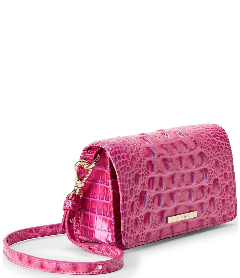 BRAHMIN Melbourne Collection Phlox Pink Minuette Crossbody Bag