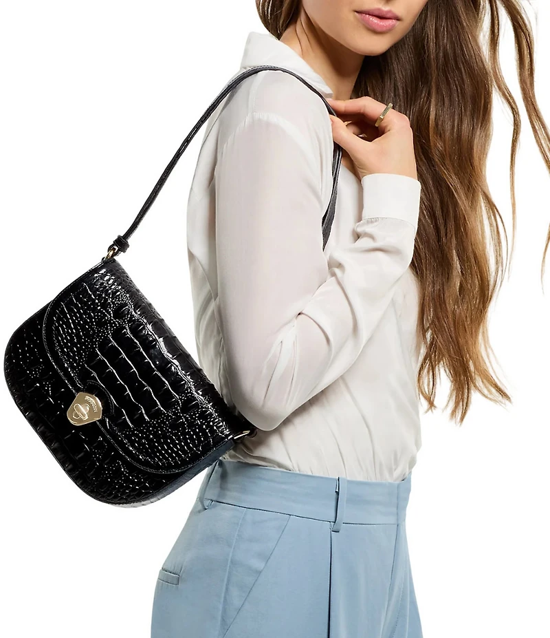 BRAHMIN Melbourne Collection Portia Flap Crossbody Bag