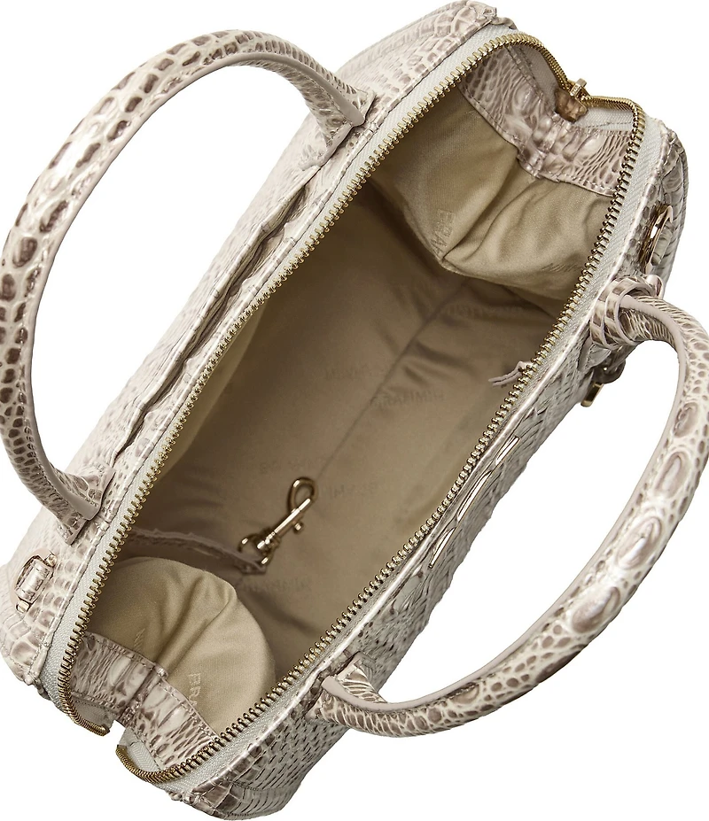 BRAHMIN Melbourne Collection Pristine Small Caroline Satchel Bag