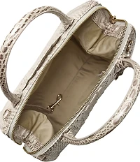 BRAHMIN Melbourne Collection Pristine Small Caroline Satchel Bag