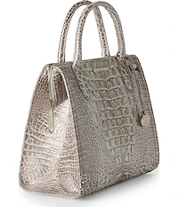 BRAHMIN Melbourne Collection Pristine Small Caroline Satchel Bag