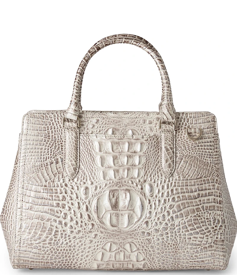 BRAHMIN Melbourne Collection Pristine Small Finley Satchel Bag