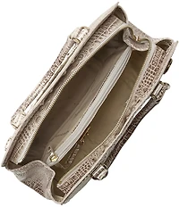 BRAHMIN Melbourne Collection Pristine Small Finley Satchel Bag