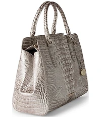 BRAHMIN Melbourne Collection Pristine Small Finley Satchel Bag