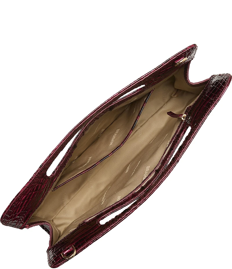 BRAHMIN Melbourne Collection Ravina Magnetic Snap Clutch