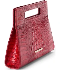 BRAHMIN Melbourne Collection Red Opal Ravina Magnetic Snap Clutch