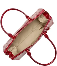 BRAHMIN Melbourne Collection Red Opal Sophia Satchel Bag