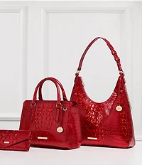BRAHMIN Melbourne Collection Red Opal Tabitha Shoulder Bag