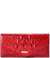 BRAHMIN Melbourne Collection Red Opal Veronica Wallet