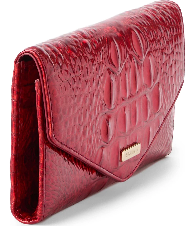 BRAHMIN Melbourne Collection Red Opal Veronica Wallet