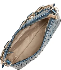BRAHMIN Melbourne Collection Retro Blue Lorelei Shoulder Bag