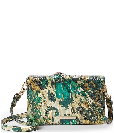 BRAHMIN Melbourne Collection Roaring Animal Print Minuette Crossbody