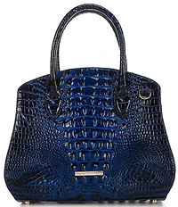 BRAHMIN Melbourne Collection Rosetta Pecan Satchel Bag