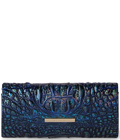 BRAHMIN Melbourne Collection Royal Blue Cordelia Wallet