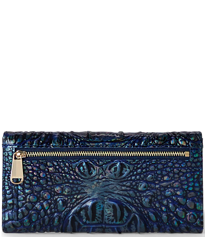 BRAHMIN Melbourne Collection Royal Blue Cordelia Wallet