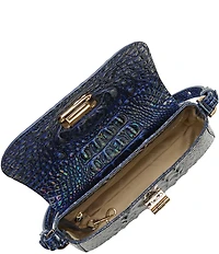 BRAHMIN Melbourne Collection Royal Blue Gianna Crossbody Bag