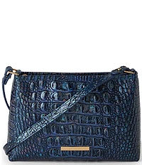 BRAHMIN Melbourne Collection Royal Blue Lorelei Shoulder Bag