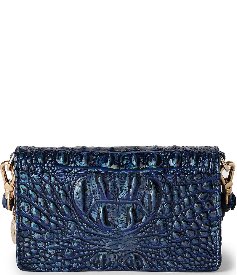 BRAHMIN Melbourne Collection Royal Blue Minuette Crossbody Bag