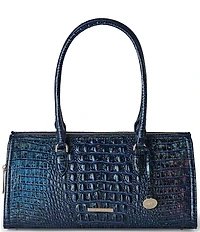 BRAHMIN Melbourne Collection Royal Blue Sophia Satchel Bag