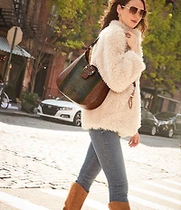 BRAHMIN Melbourne Collection Samba Fallon Hobo Shoulder Bag